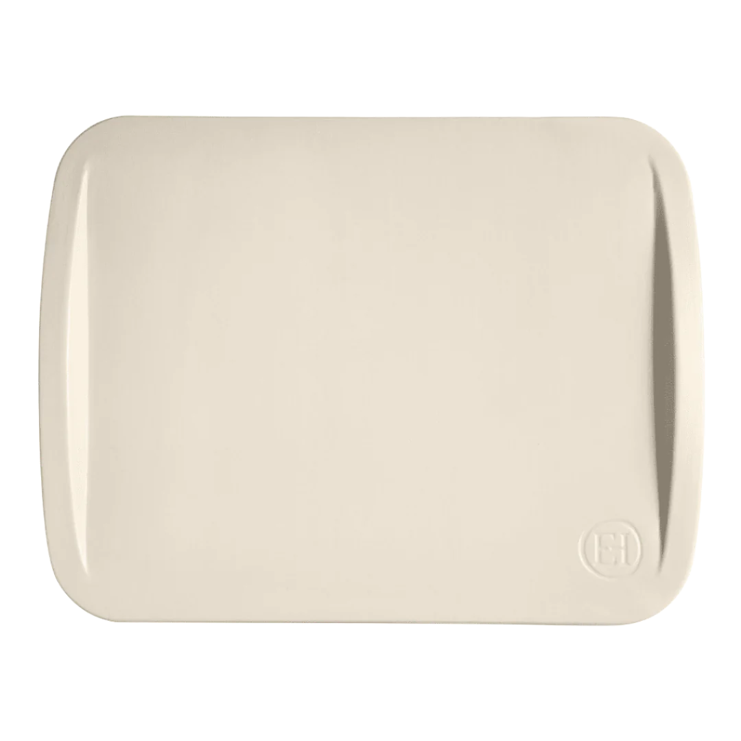 Emile Henry Maestro Pizza Stone - Premium Ceramic Baking Stone for Perfect Homemade Pizza, Bread & Pastry | Ideal for Oven, Grill & Outdoor Cooking | Cream Color