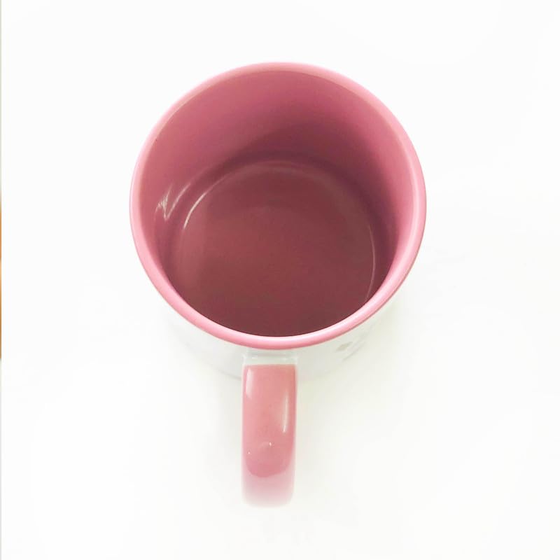 Fiery Cat in Jungle - Handpainted Ceramic Coffee Mug (330ml) by The Spring Palette | Unique Gift for Cat Lovers | Perfect for Home, Office & Outdoor Use