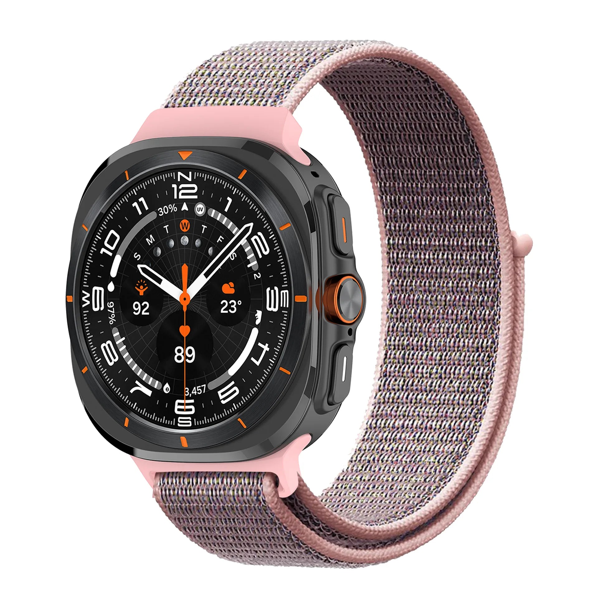 Durable Nylon Sports Bands for Samsung Watch Ultra - Comfortable & Adjustable Strap for Running, Gym Workouts & Outdoor Activities