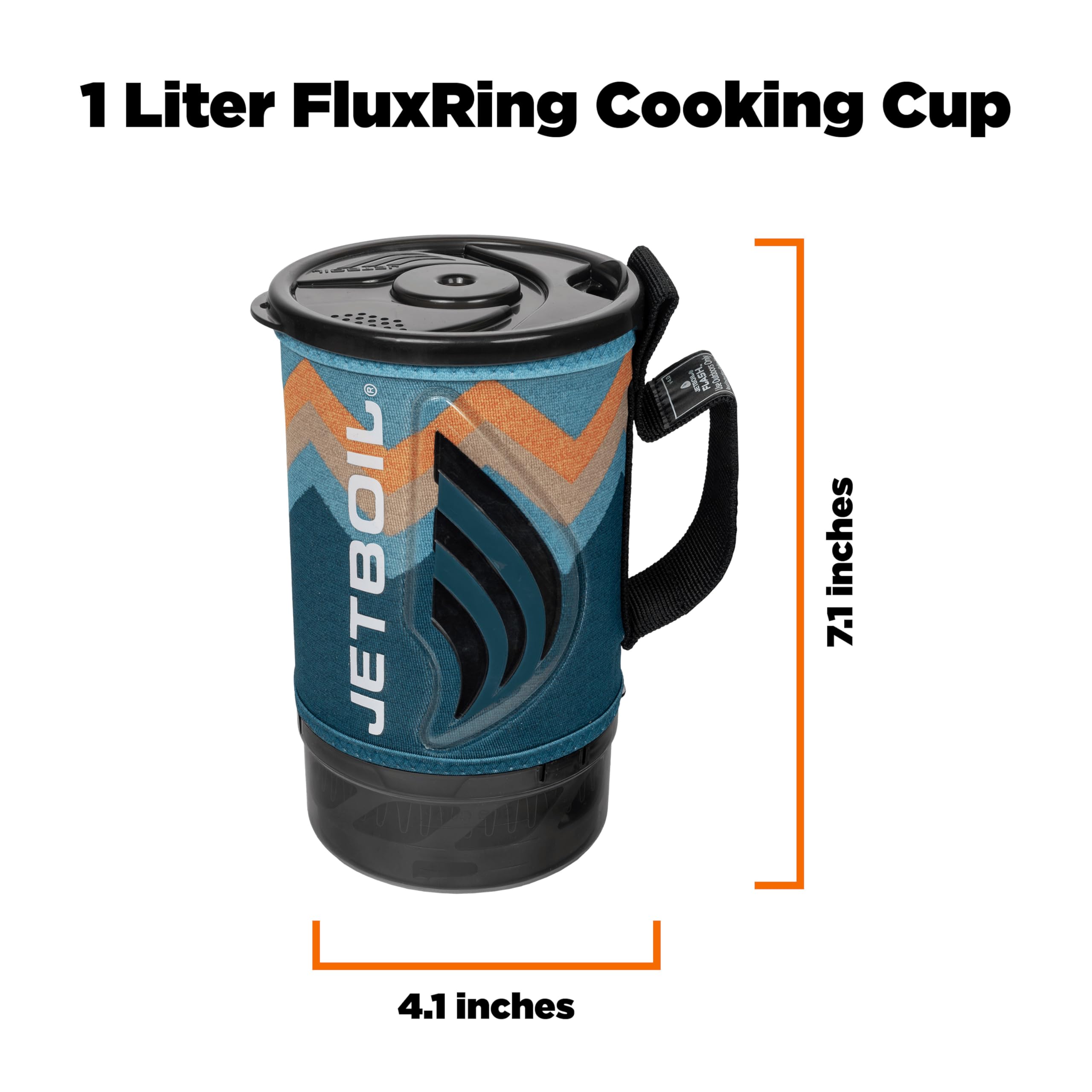 Jetboil Flash Camping Stove System - Compact Backpacking Stove with Cooking Cup | Portable Propane/Isobutane Burner for Hiking, Backpacking & Outdoor Adventures | Perfect for Camping Meals & Emergency Preparedness