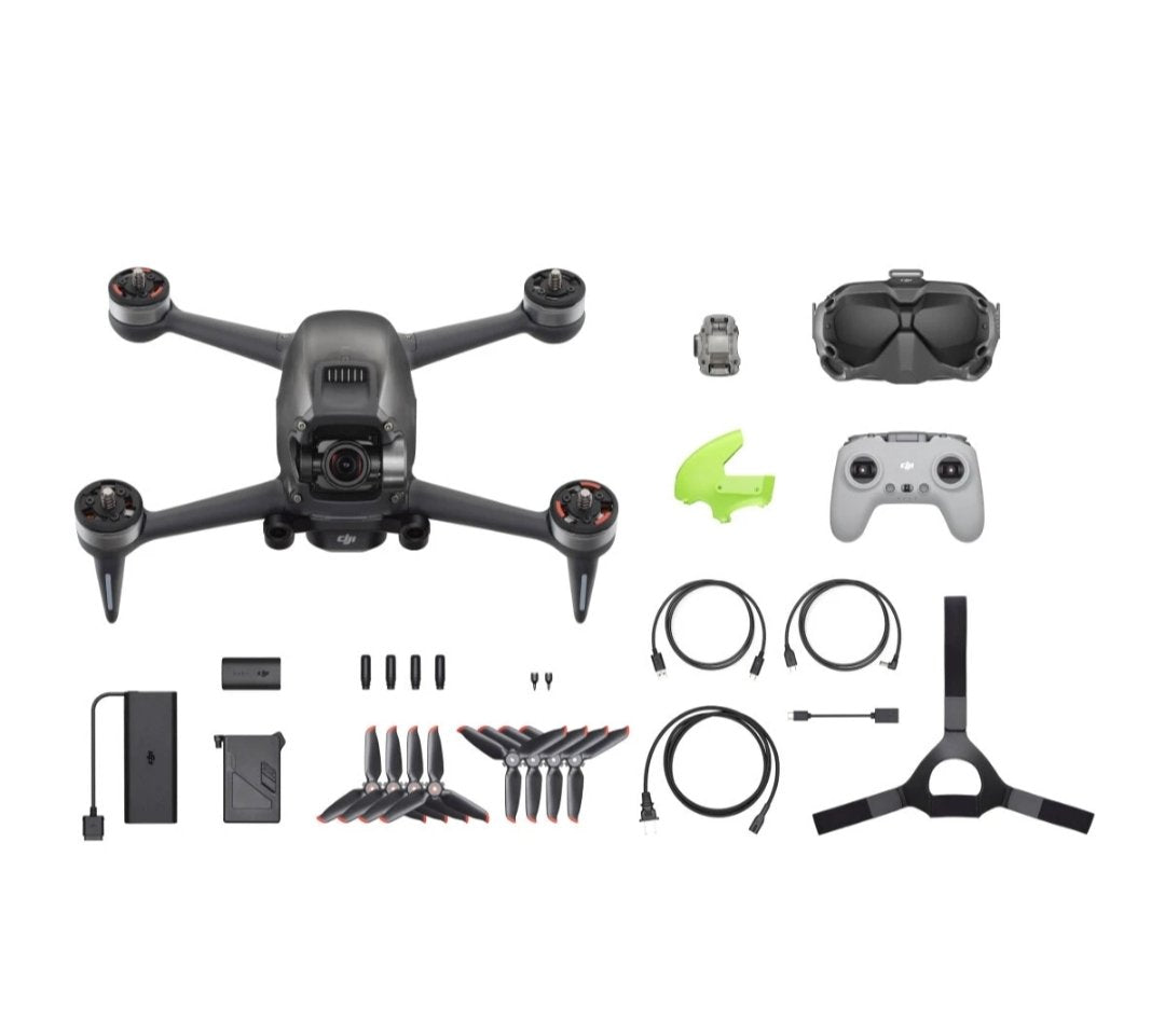 DJI FPV Combo 1 - Immersive First-Person View Drone with Goggles & Remote Controller for Aerial Photography, Racing & Adventure (Perfect for Outdoor Exploration, Cinematic Shots & Drone Racing Events)