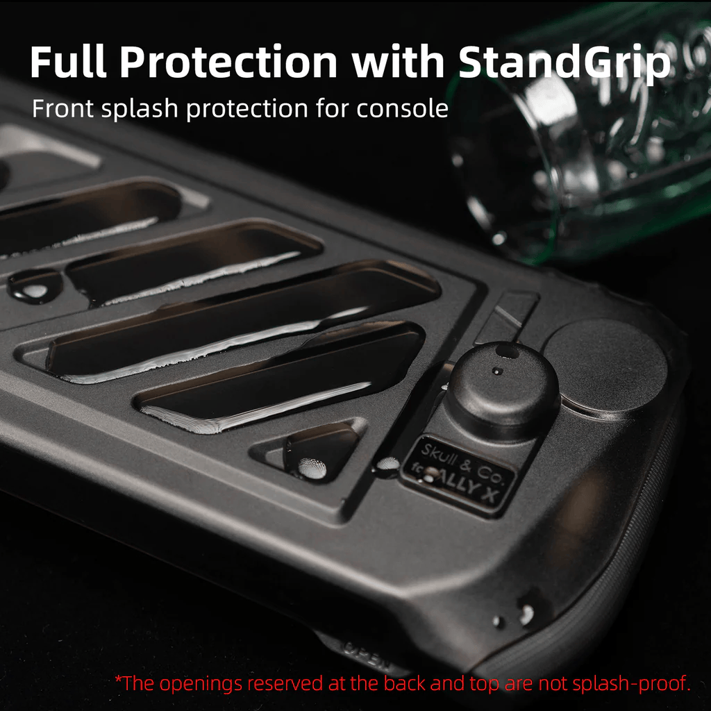 Skull & Co. Front Cover for ROG Ally X GripCase - Neon Orange Protective Case | Durable Gaming Accessory for ASUS ROG Ally X | Perfect for Travel & Competitive Gaming