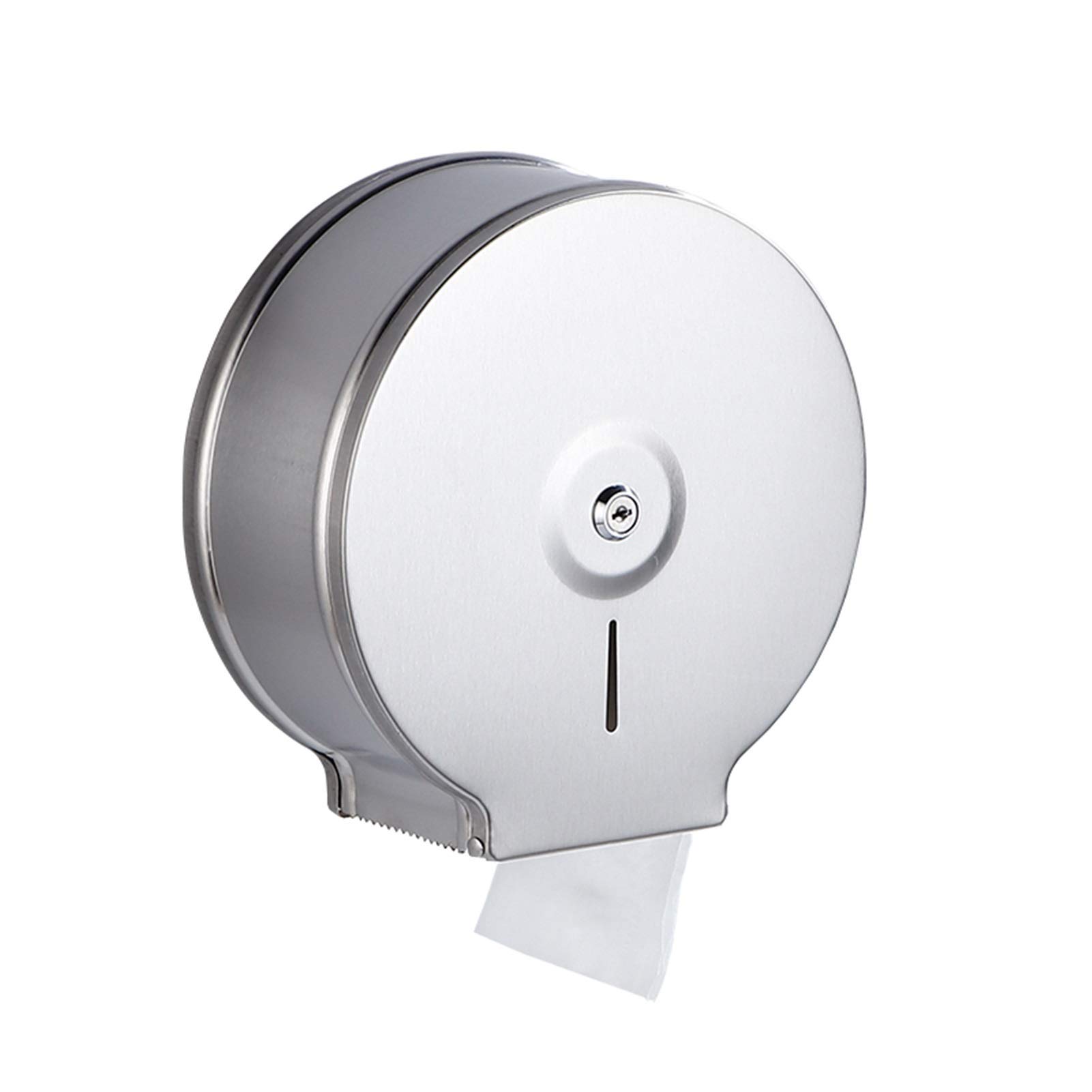 Stainless Steel Wall Mounted Paper Towel Dispenser - Heavy Duty Drilling Paper Towel Holder for Kitchen, Bathroom & Commercial Use | Durable Toilet Tissue Dispenser for Restaurants, Offices & Home