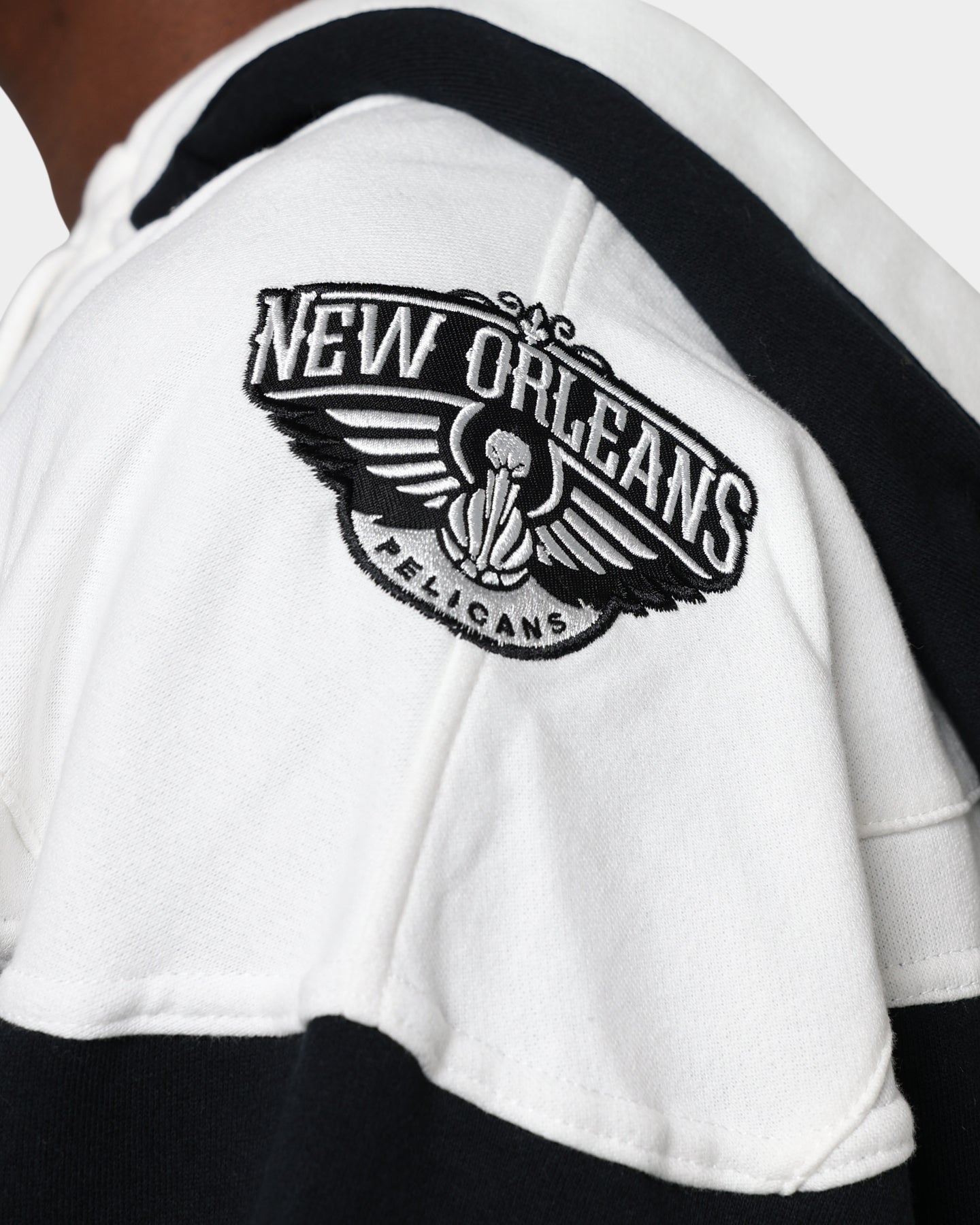 New Orleans Pelicans Superior Lacer Hoodie - 47 Brand NBA Basketball Fan Apparel, Jet Black - Perfect for Game Day, Casual Wear & Sports Enthusiasts