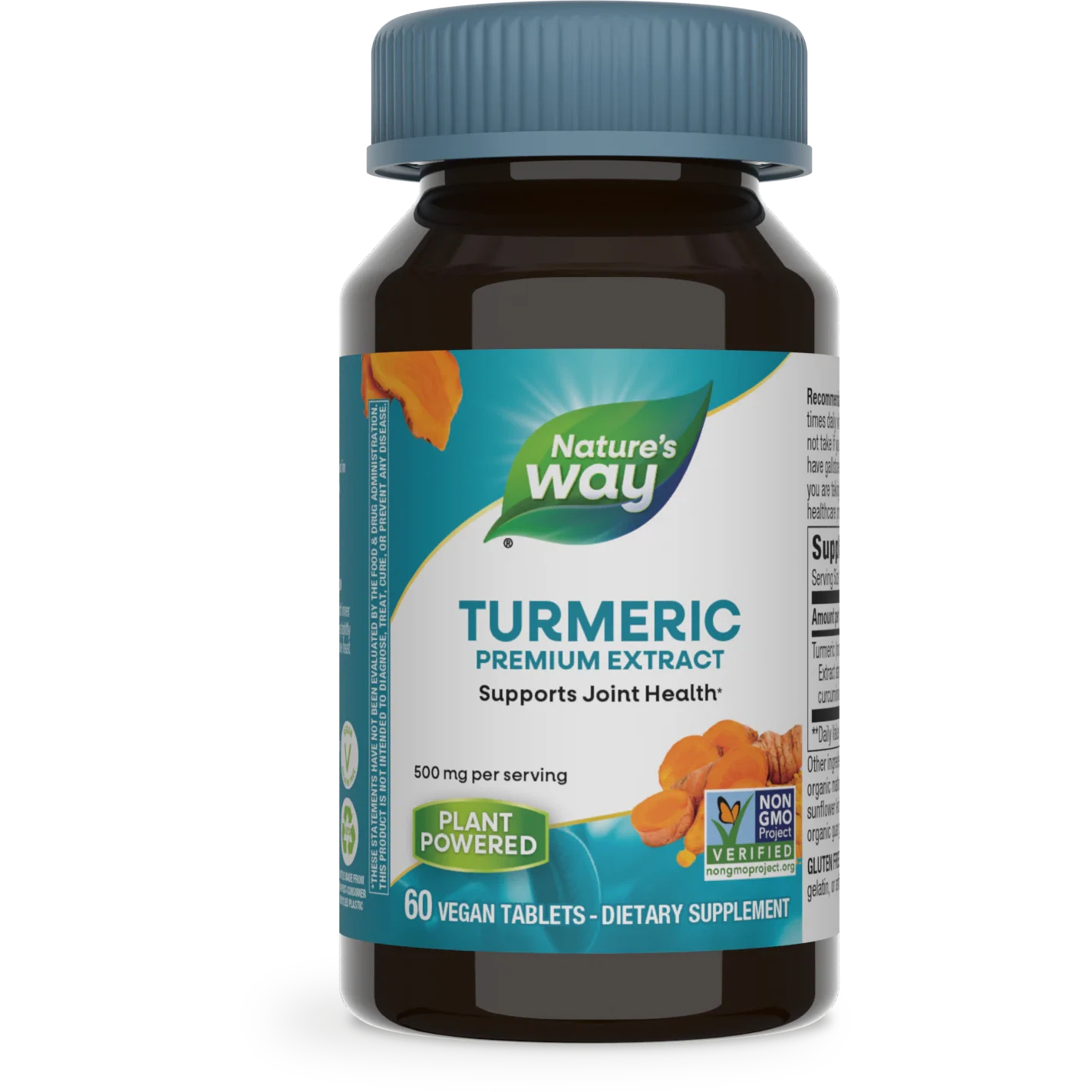 Nature's Way Turmeric Extract Supplement with Curcumin - Supports Joint Health & Inflammation Relief - Perfect for Active Lifestyles & Wellness Routines