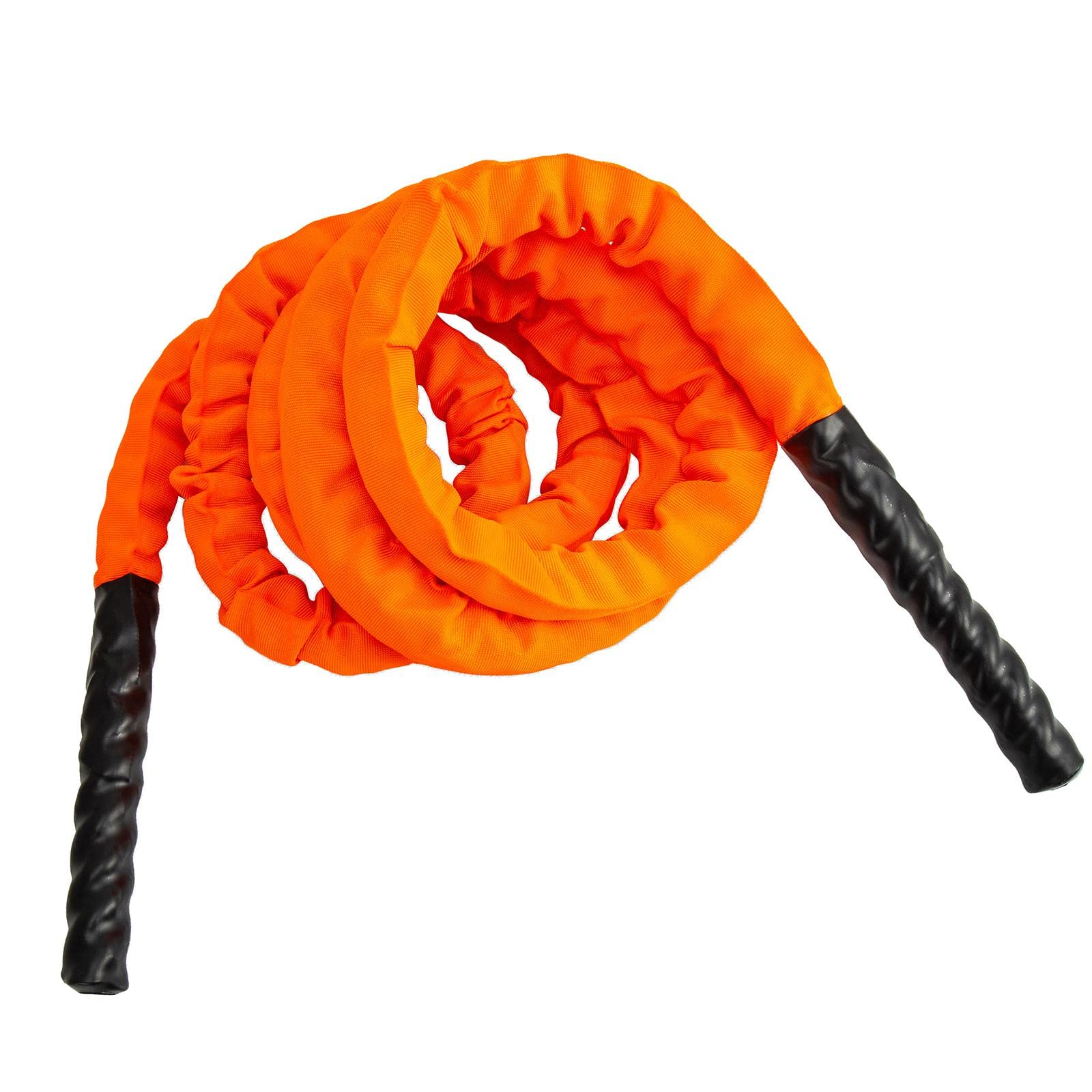 B Baosity 38mm Heavy Weighted Jump Rope - Polyester Skipping Rope for Full Body Workout, Strength Training, Boxing & Muscle Building | Perfect for Home Gym, CrossFit & Fitness Enthusiasts