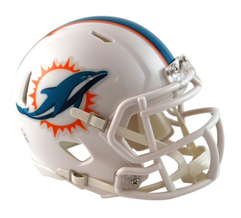 Miami Dolphins Speed Mini Helmet - Officially Licensed NFL Collectible - Perfect for Display, Fan Cave, or Sports Memorabilia Collection