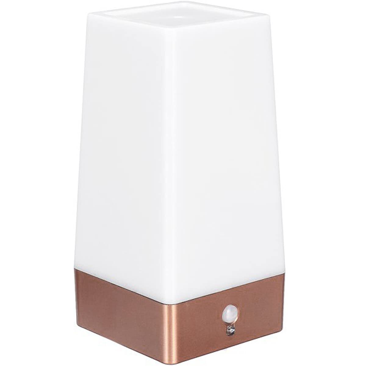 Energy-Saving LED Night Light with Motion Sensor - Battery Powered Mini Bedside Lamp for Bedroom, Living Room & Corridor - Auto On/Off Square Nightlight for Safety & Convenience (Ideal for Kids, Elderly & Nighttime Bathroom Visits)