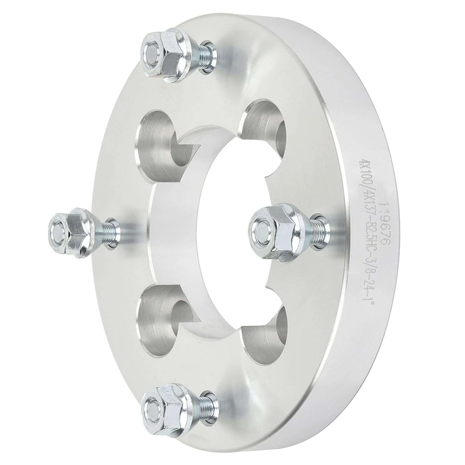 4PCS 4x100 to 4x137 Wheel Spacers Adapter - 1 Inch Thread Size 3/8