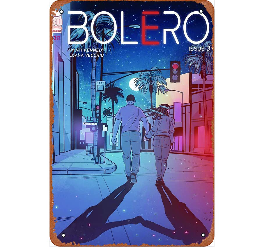 Vintage Bolero #3 Comics Poster Retro Metal Tin Sign - 8x12 Inches Wall Art for Cave, Bar, Club & Home Decor | Perfect for Man Cave, Game Room & Themed Parties