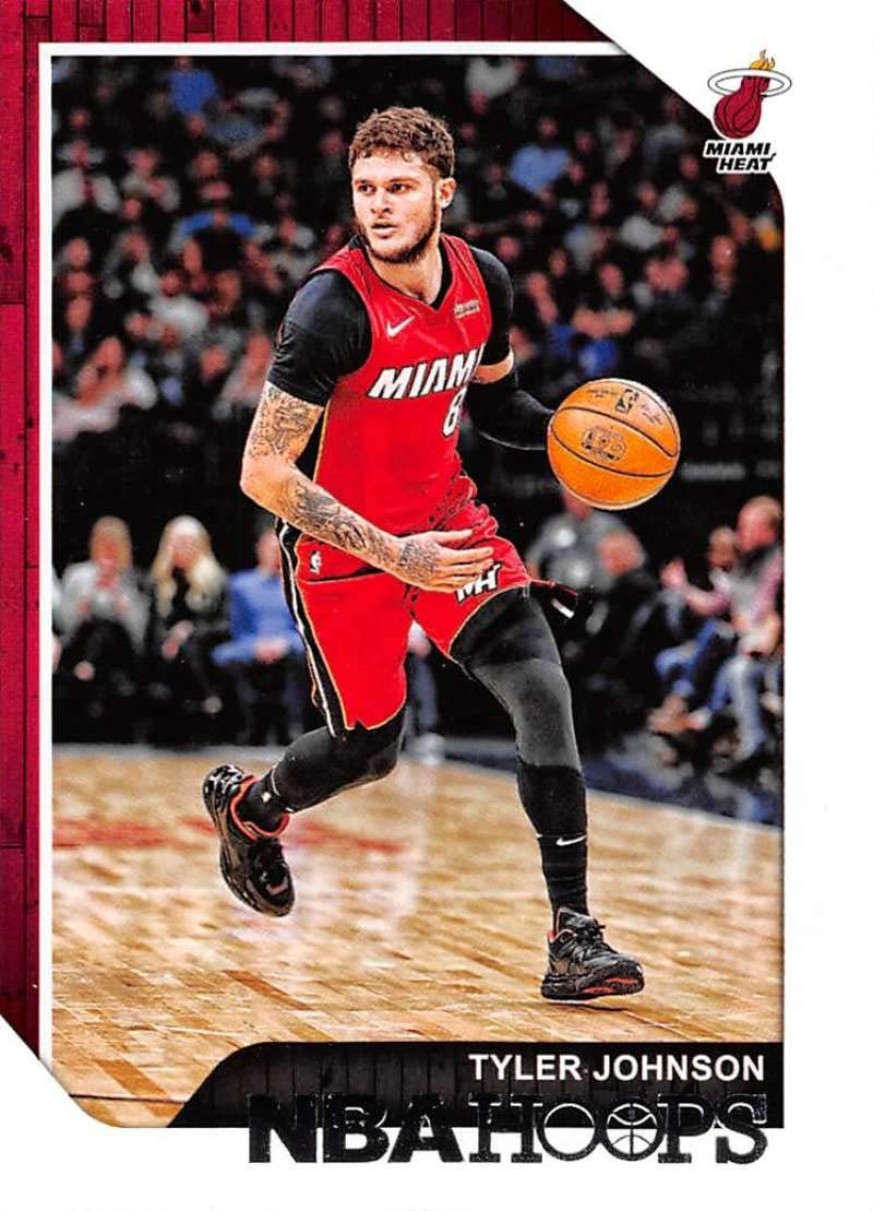 2018-19 Panini NBA Hoops #217 Tyler Johnson Miami Heat Basketball Trading Card - Collectible Sports Memorabilia for Fans & Card Enthusiasts