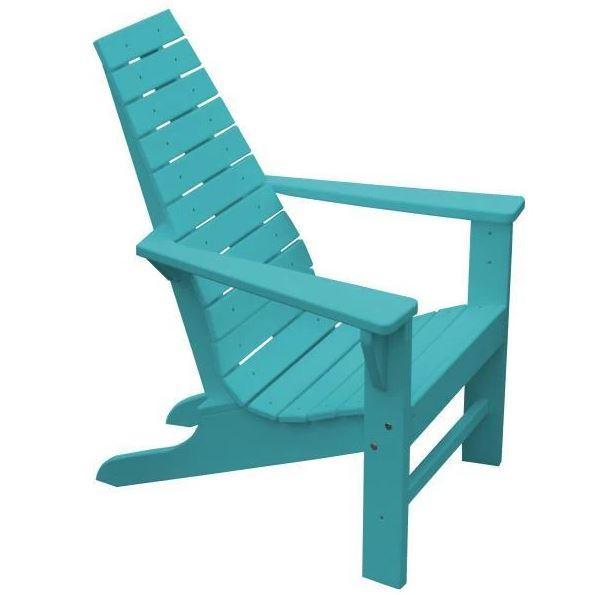 A & L Furniture Poly New Hope Chair - Comfortable Indoor & Outdoor Dining Chair for Patio, Kitchen, Restaurant, and Cafe Use