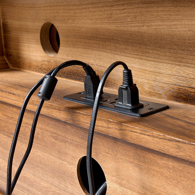 Multi-Functional Wooden Nightstand with USB Charging Port & Open Shelf - Modern Bedside Table for Bedroom, Living Room, or Office (Multiple Styles Available)