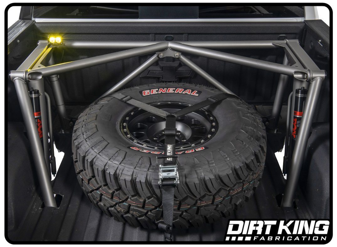 2023 Chevy/GMC 1500 Prefab Truck Bed Cage - Heavy Duty Steel Bed Rack for Off-Road & Overlanding Adventures, Hunting Gear Storage, and Work Site Equipment Transport