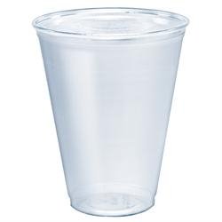 Dcc TP9D Ultra Clear 9 oz PET Plastic Cups - Tall Disposable Drinking Cups for Parties, Events, and Restaurants