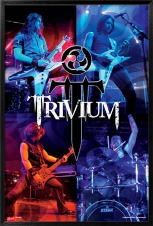 Hot Stuff Enterprise Z026-24x36-NA Trivium Band Poster - Premium Quality Music Wall Art Decor for Bedroom, Living Room & Office