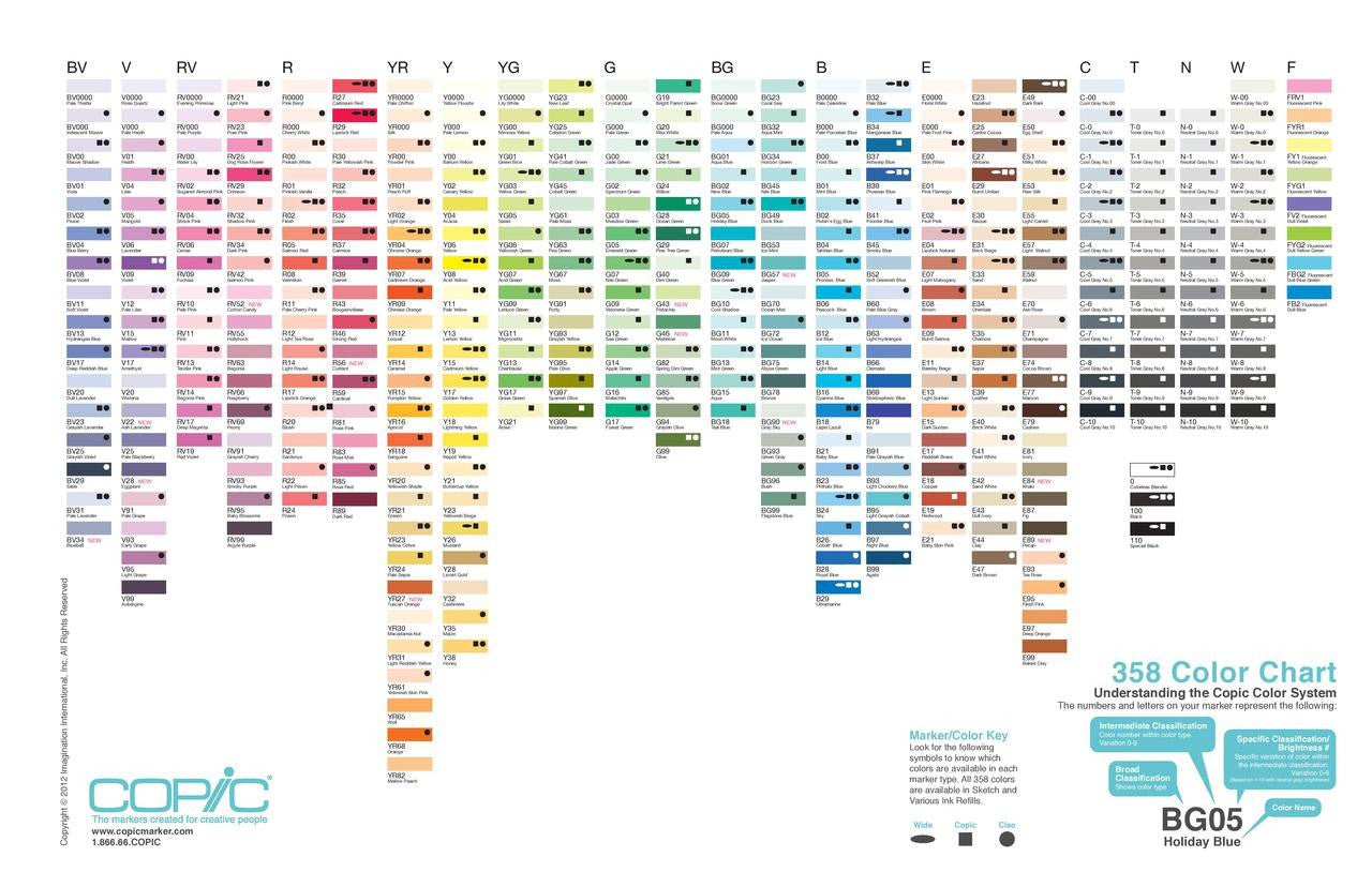 Copic Ink Refill 12ml - Alcohol-Based Marker Refill for Artists & Illustrators - Perfect for Sketching, Coloring & Calligraphy