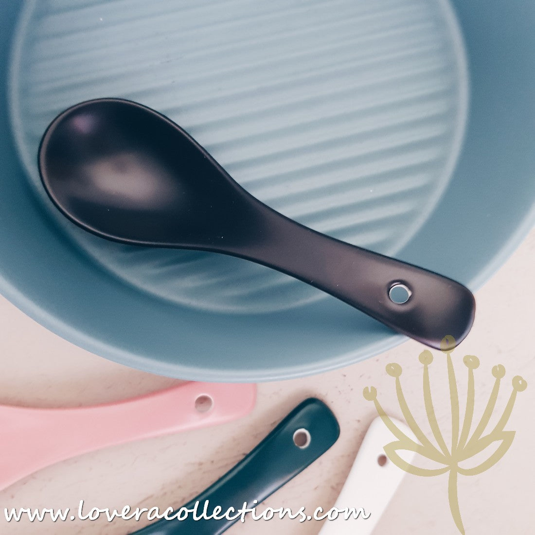 Premium Kalours Rice Scoops, Soup Spoons & Soup Ladles Set - 3-Piece Stainless Steel Kitchen Utensils for Serving, Cooking & Meal Prep - Perfect for Restaurants, Catering & Home Dining