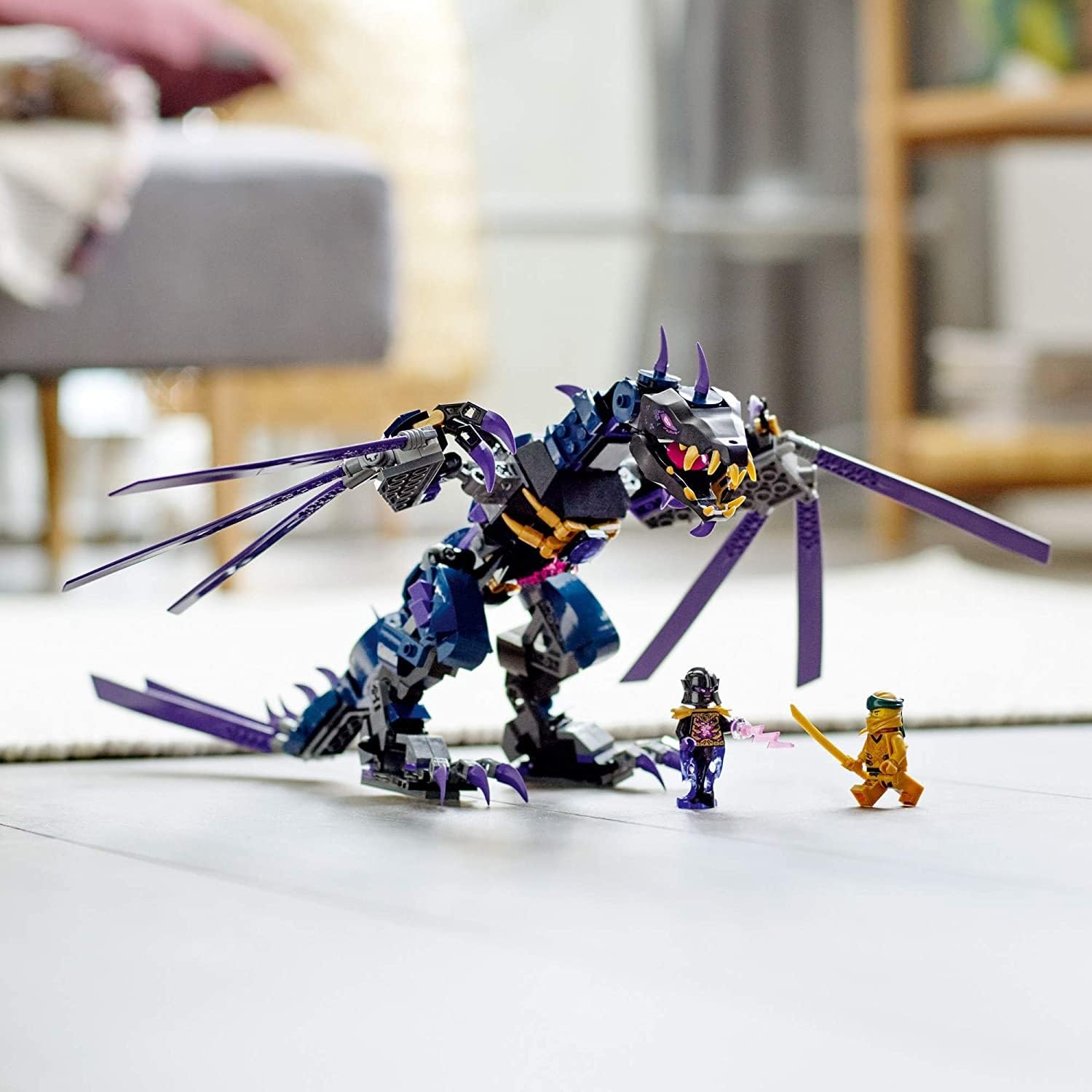 LEGO 71742 NINJAGO Overlord Dragon Building Toy Set with Golden Lloyd Ninja Minifigure - Creative Play for Kids Ages 7+ | Birthday Gift Idea & Cool Room Decor for Boys and Girls