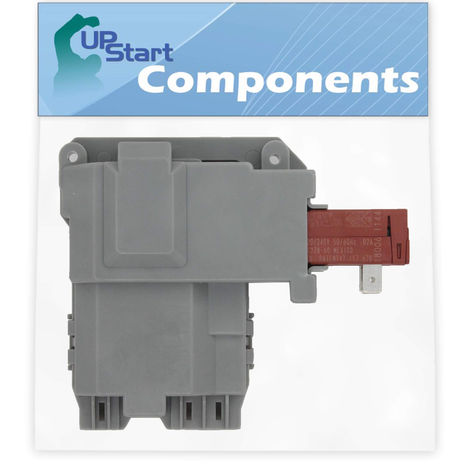 Frigidaire GLTR1670AS0 Washing Machine Door Latch Replacement - Compatible with 131763202 Washer Door Lock Switch - UpStart Components Brand - Perfect for DIY Washing Machine Repair and Maintenance