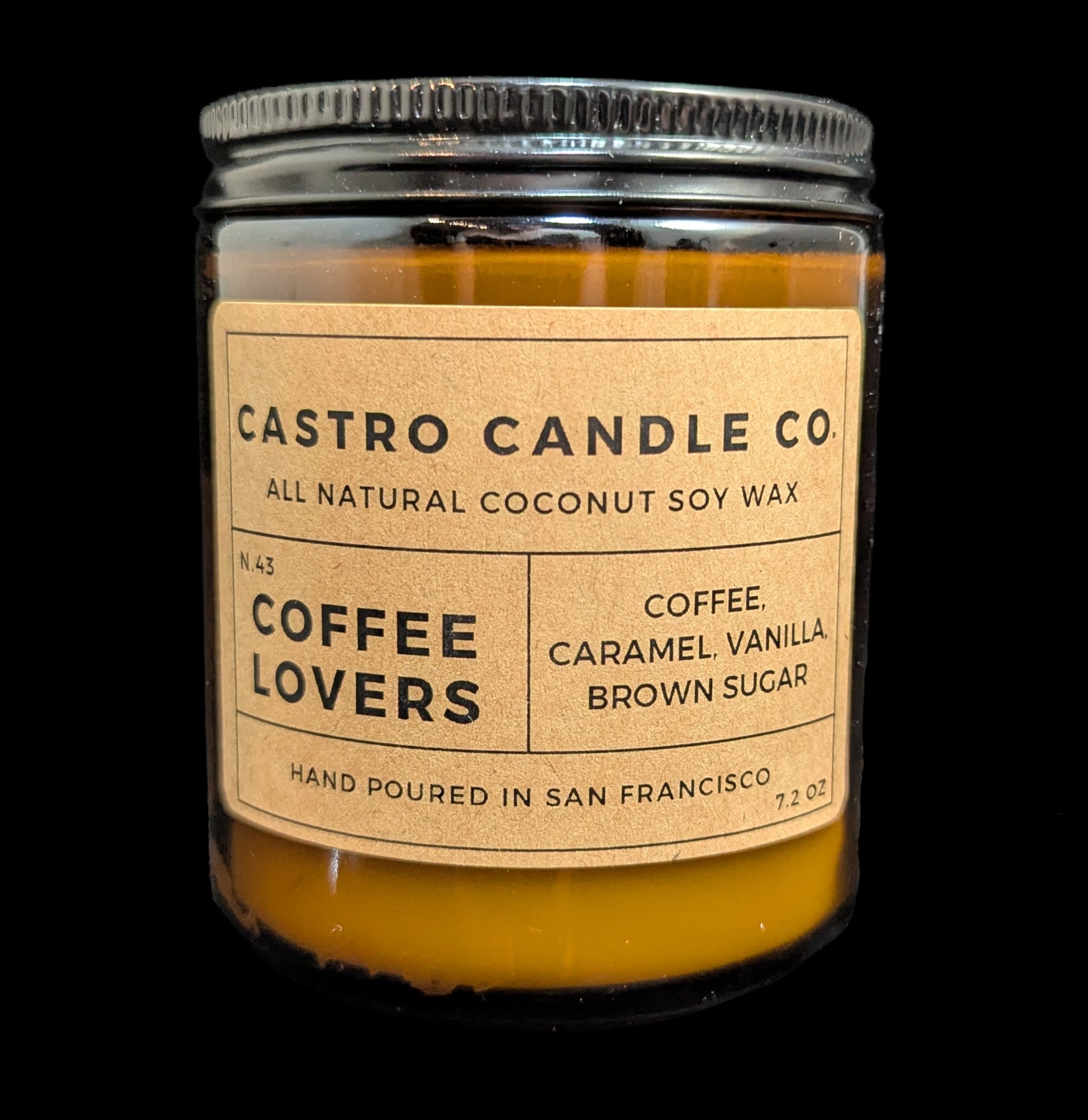 Premium Coconut Wax Candle for Coffee Lovers - Aromatic Soy Blend with Rich Coffee Scent - Perfect for Home, Office Relaxation & Gift Giving