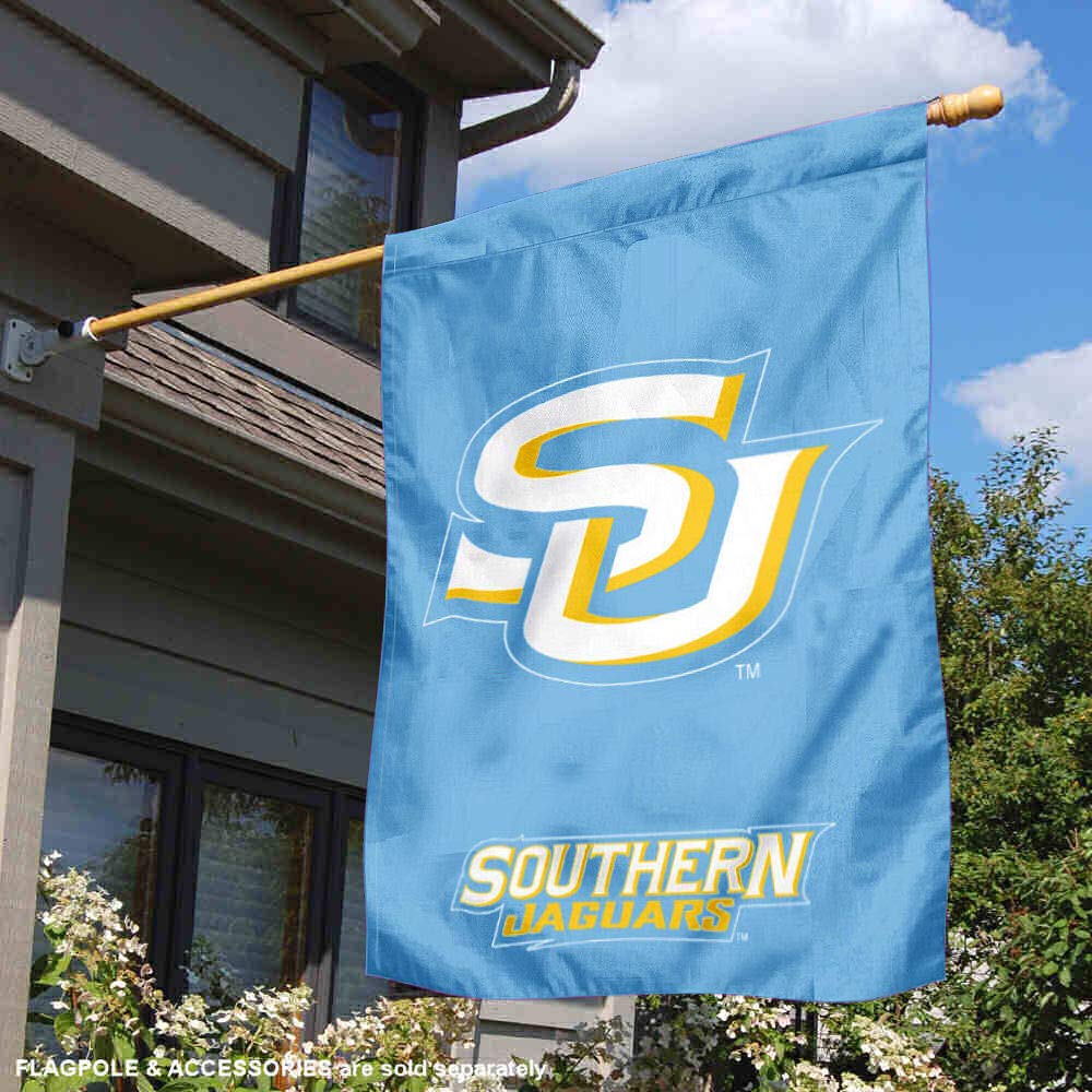 Southern Jaguars House Flag Banner - Durable College Team Spirit Outdoor Decor for Game Day, Tailgating & Home Display