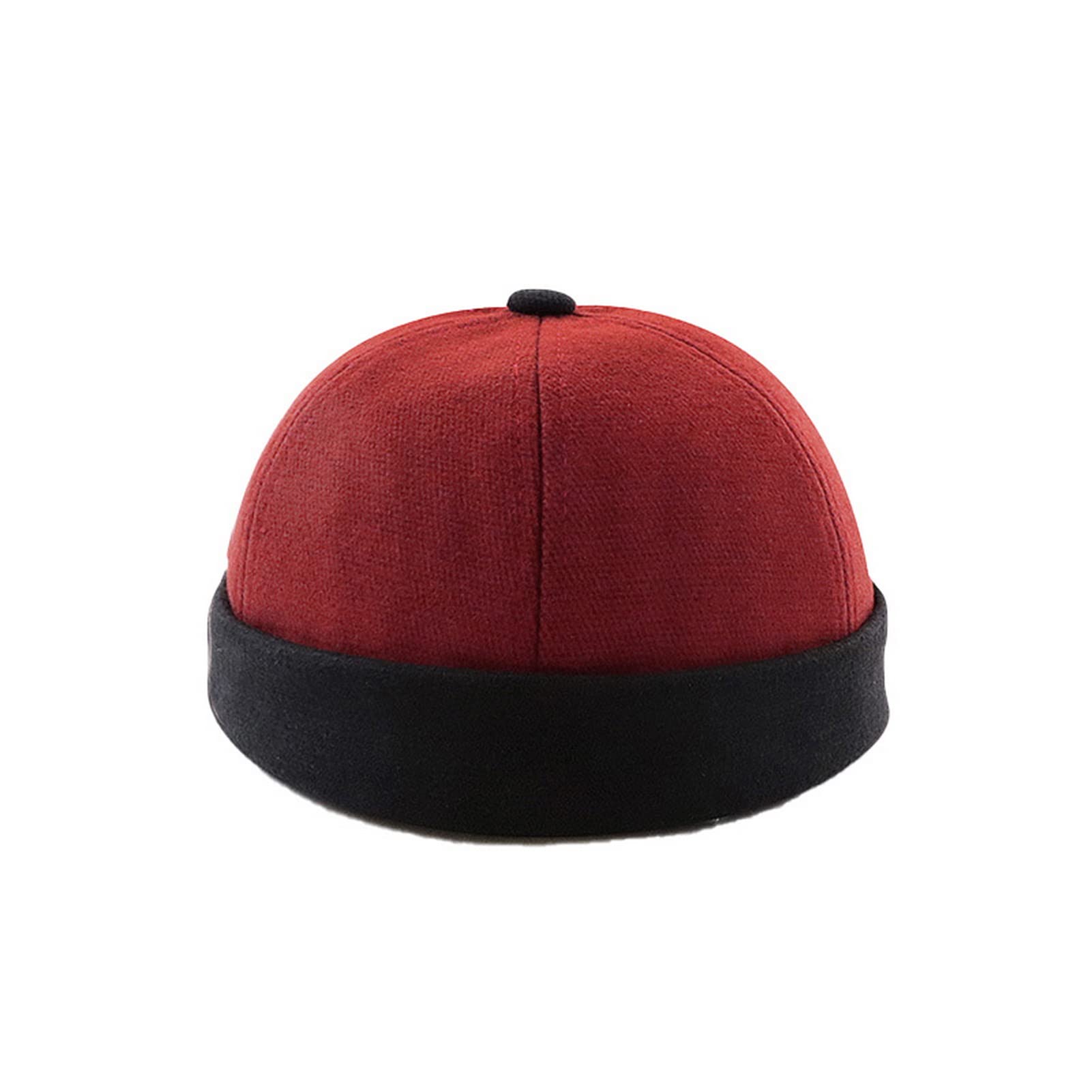 Unisex Adjustable Roll Cuff Skull Cap Sailor Hat - Warm Winter Beanie for Men & Women - Perfect for Outdoor Activities, Sailing, and Cold Weather Fashion