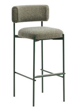 Amelie M TS Stool by Midj - Modern Wooden Bar Stool for Kitchen, Dining Room & Home Decor