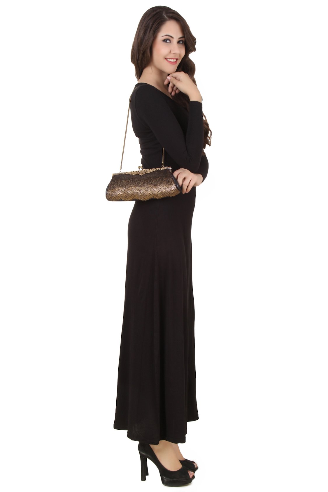 Alexa Fish Scale Style Sequence Evening Handbag - Elegant Clutch for Women, Perfect for Parties, Weddings & Special Occasions