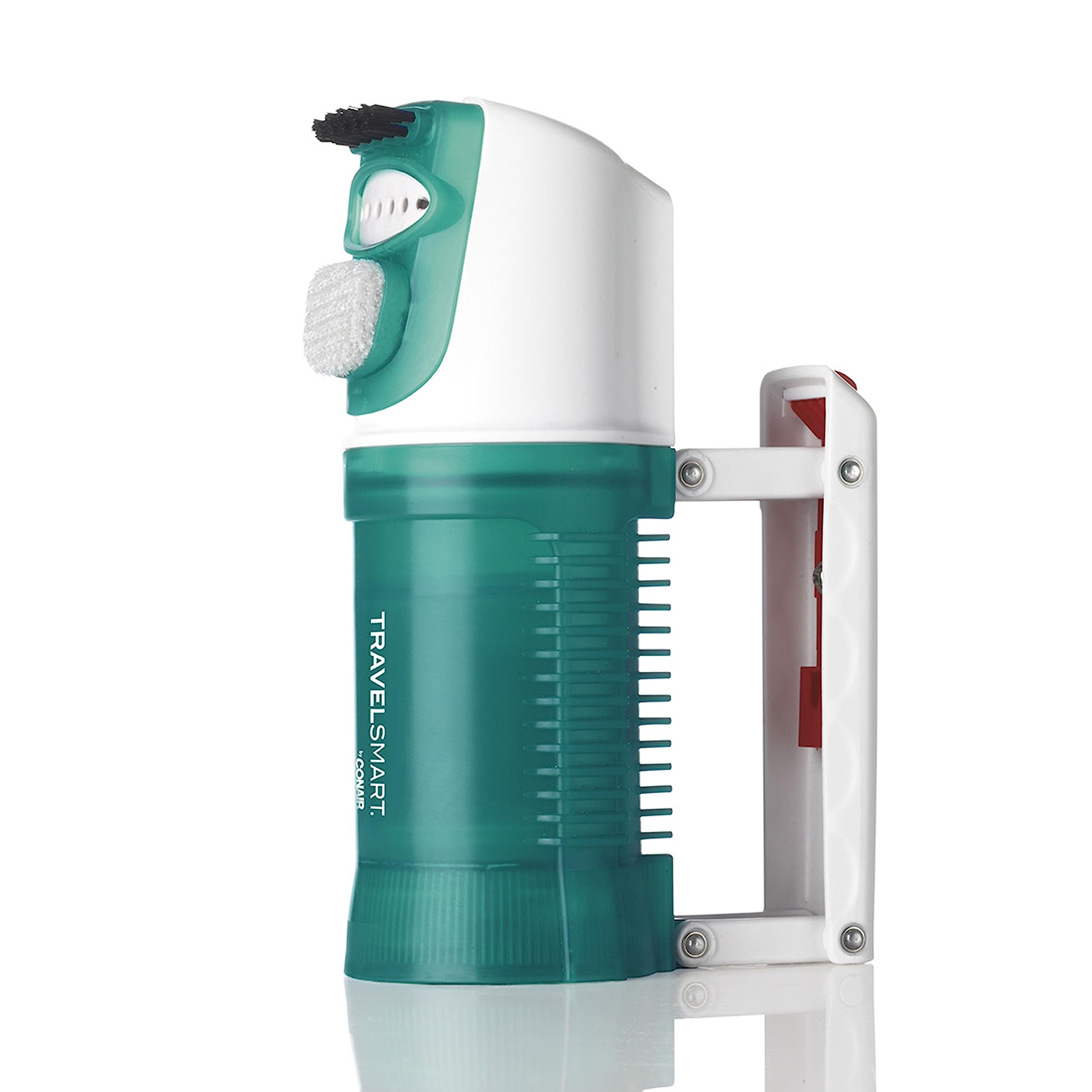 Conair Travel Steamer for Clothes - Portable Mini Garment Steamer & Fabric Steamer in Green | Compact & Packable for Carry On Luggage | Dual Voltage (110V-240V) | Perfect for Business Trips, Vacations & Wrinkle-Free Outfits on the Go