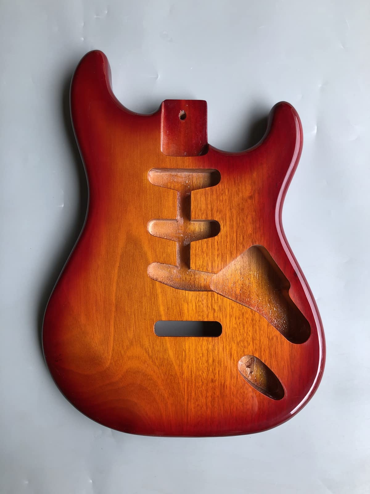 Electric Guitar Body Replacement - Yellow SSS Pickup, Bolt-On DIY Guitar Project with Yellow Finish | Perfect for Custom Builds, Upgrades & Home Studio Recording
