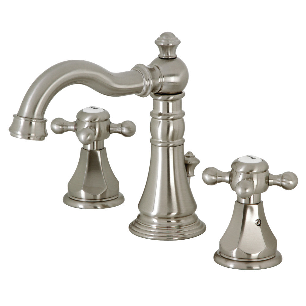 Kingston Brass FSC1971BX Metropolitan Widespread Bathroom Faucet with Pop-Up Drain - Modern Chrome Finish for Vanity Sinks, Perfect for Home & Hotel Bathroom Renovations