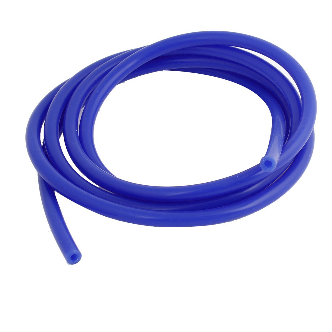 uxcell 2 Meter Blue Silicone Vacuum Tube Hose 4mm ID 8mm OD - High Temperature Resistant Automotive Vacuum Hose for Car Engine, Air Intake, Fuel Line & Water Cooling Systems