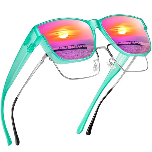 A21 Matte Green/Purple Mirrored Lens