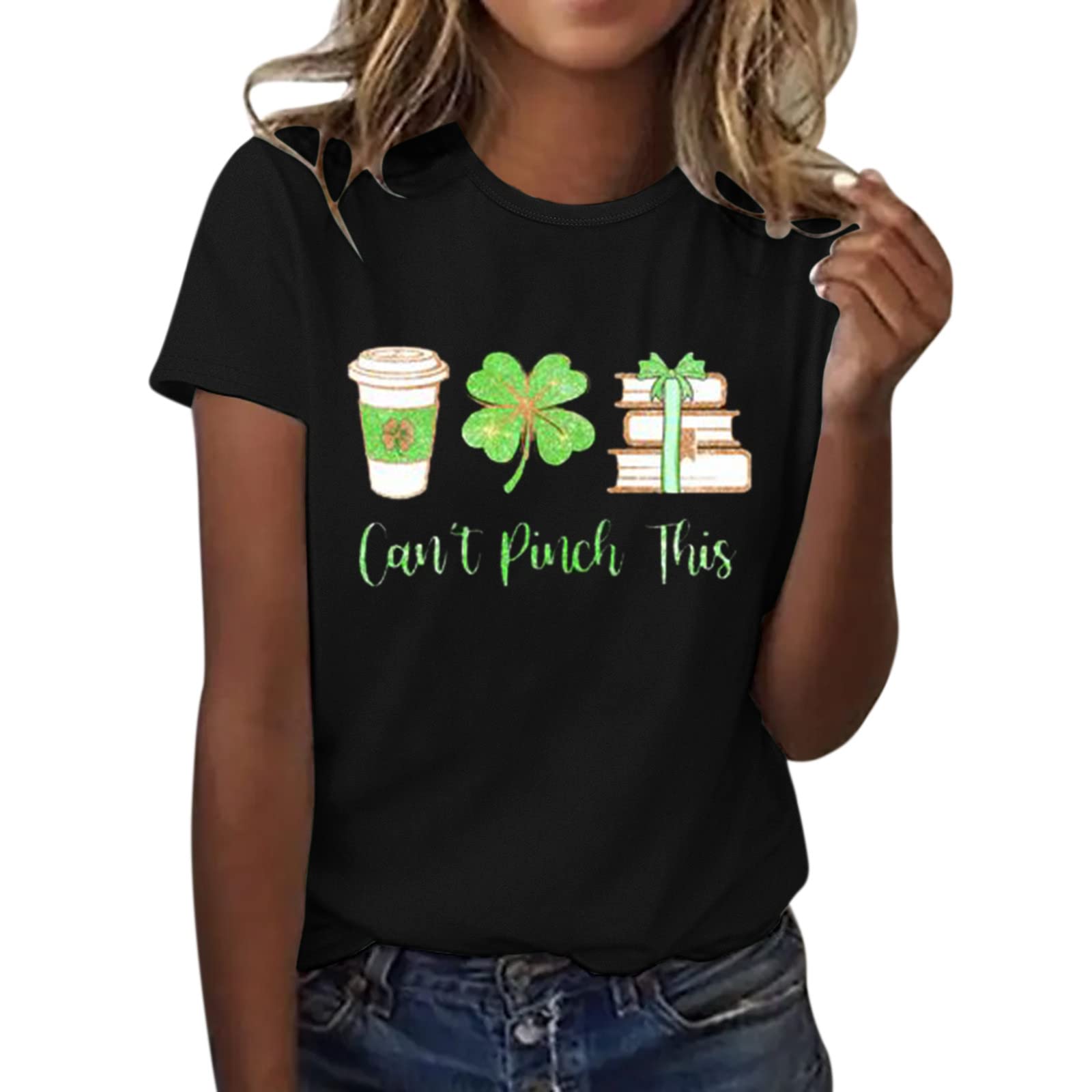 Women's Summer Casual Cotton Tops - St. Patrick's Day Fashion Shirts with Short & Long Sleeve Options | Perfect for Daily Wear, Office & Holiday Outfits