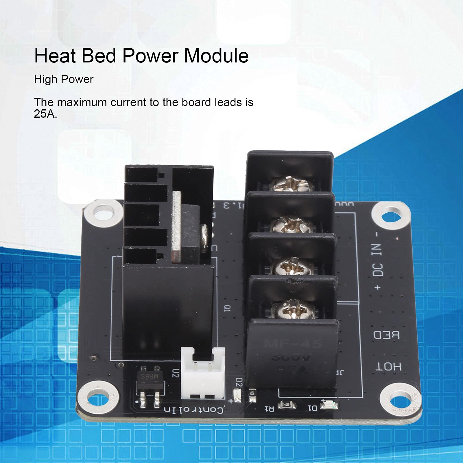 3D Printer Hot Bed Power Module - High Temperature Heat Bed Power Supply for Industrial 3D Printing | Perfect for Large-Scale 3D Printing Projects & Professional Workshops