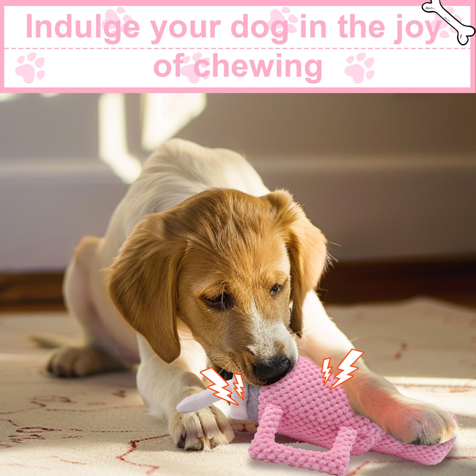 Premium Squeaky Dog Toys for Aggressive Chewers - Durable Tumbler Cup Design for Small, Medium & Large Dogs | Safe, Soft & Fun Chew Toy for Exercise & Playtime | Perfect for Indoor & Outdoor Use, Training & Bonding with Your Pet