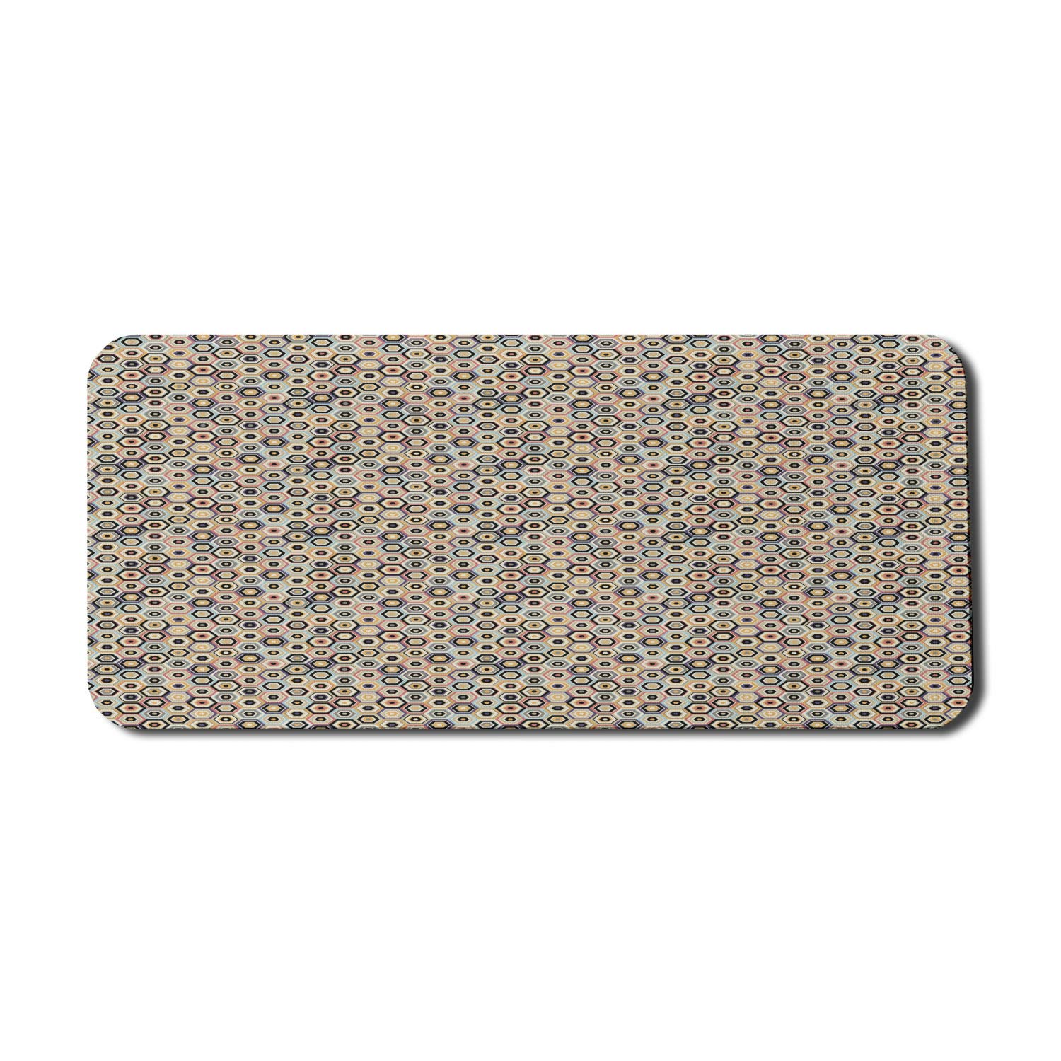 Ambesonne Honeycomb Gaming Mouse Pad - Extra Large 35