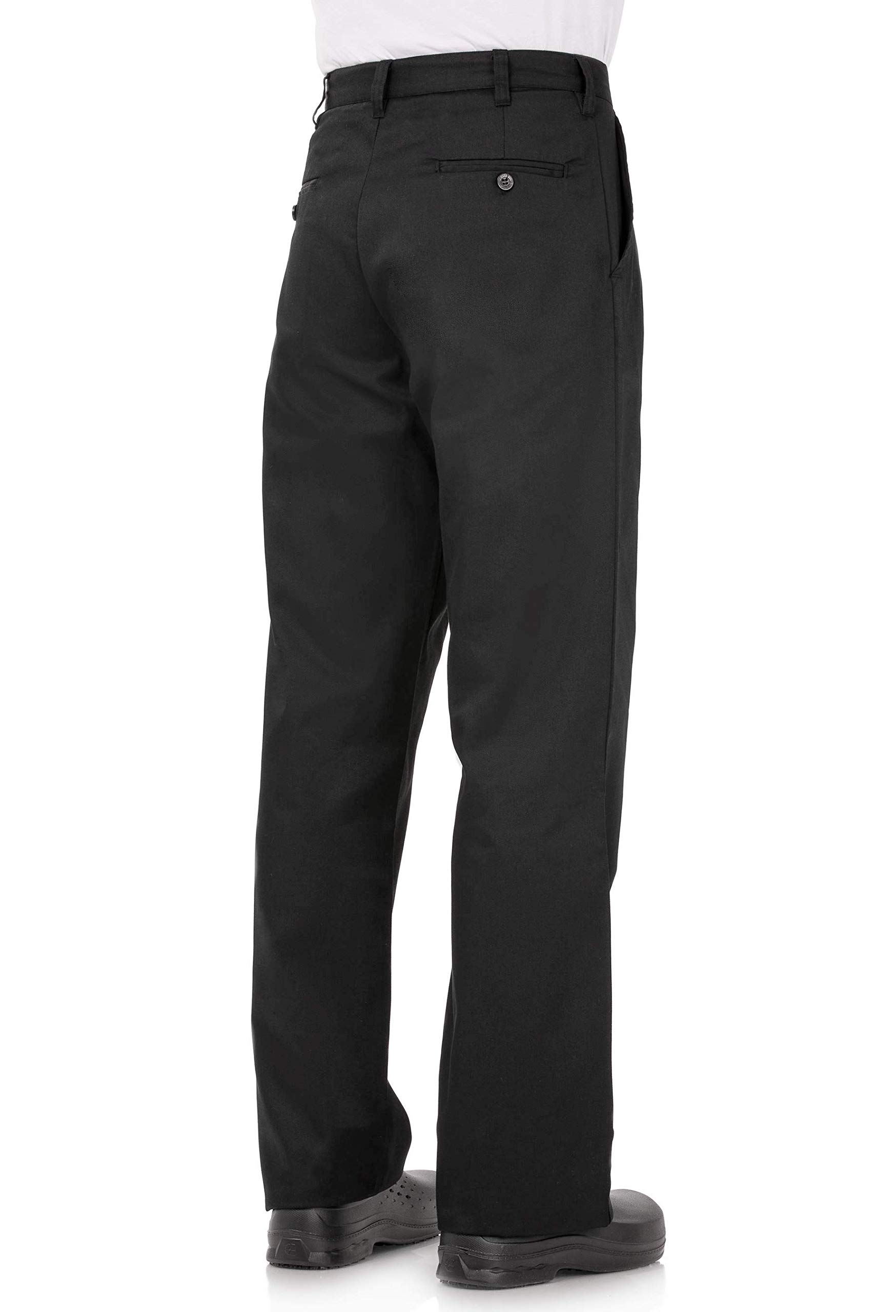 Chef Works Men's Basic Chef Pants - Professional Kitchen Work Pants for Cooking, Baking & Restaurant Staff - Comfortable & Durable Workwear for Chefs