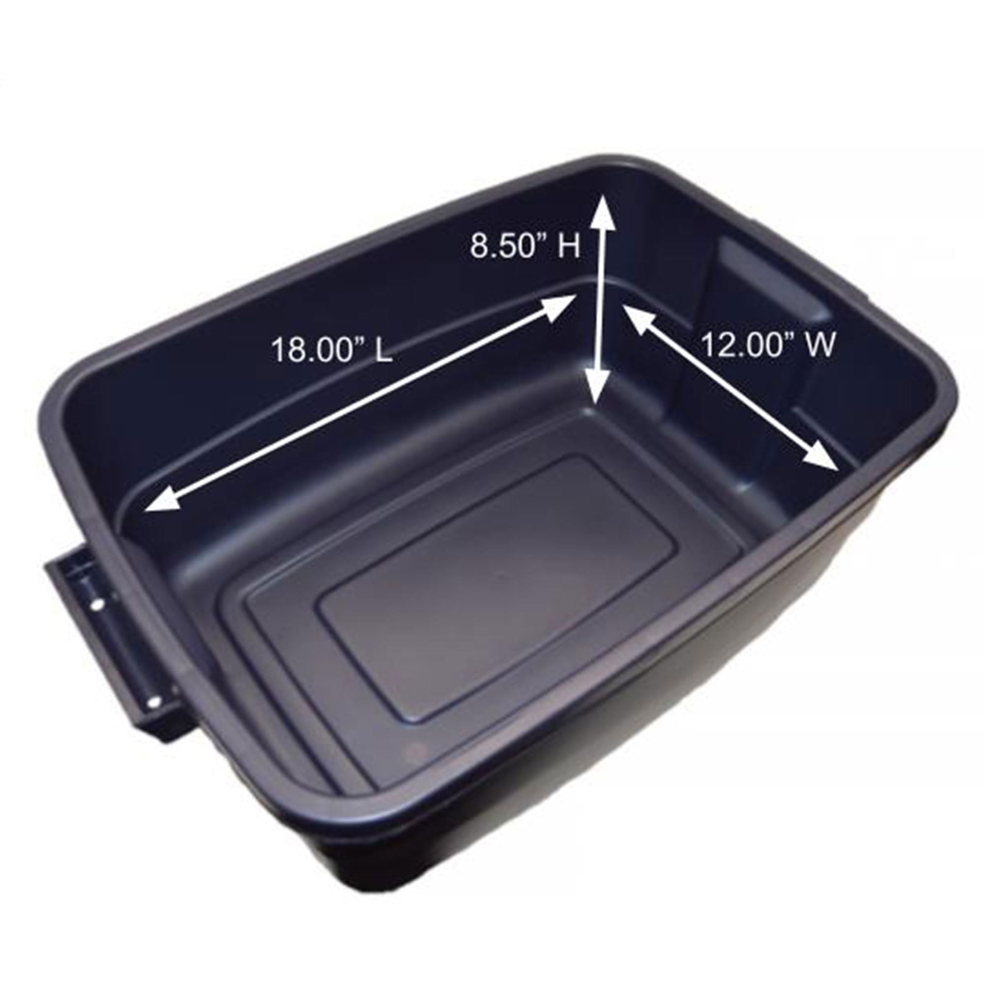 Rubbermaid Roughneck 10 Gallon Storage Totes - Heavy Duty Stackable Plastic Bins with Secure Lids for Home, Garage & Office Organization - Dark Indigo Metallic - Perfect for Seasonal Decor, Toys & Household Storage