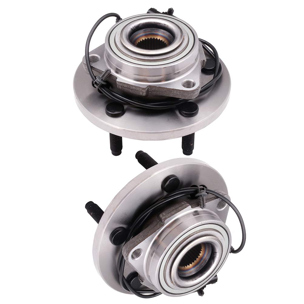 ROADFAR Front Wheel Bearing Hub Assembly Kit - Compatible with 2007-2009 Dodge Aspen & 2006-2009 Dodge Durango (Part# 513271, 2-Piece Set) - Durable Replacement for Smooth Ride & Off-Road Adventures