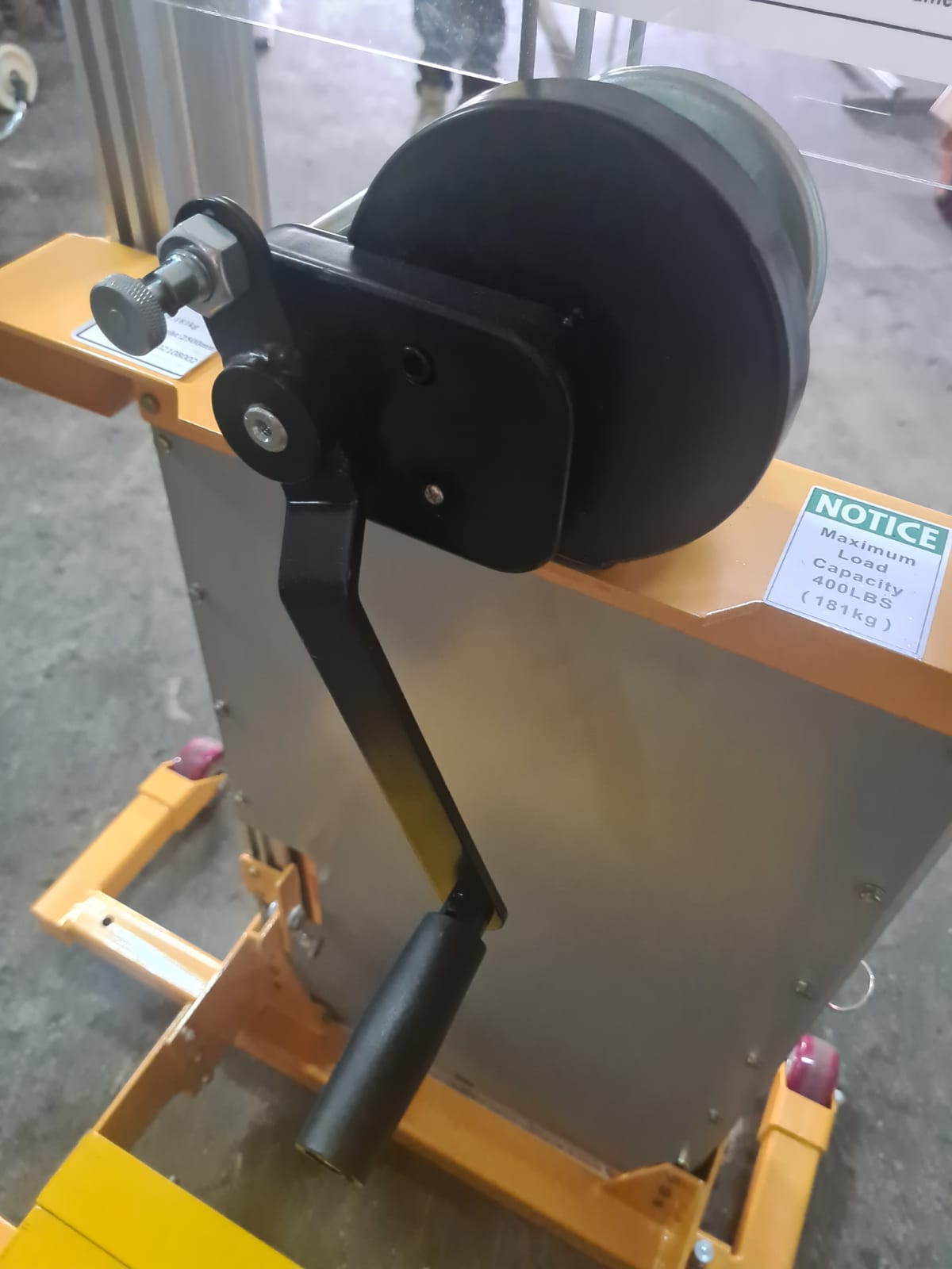 Aiko 181kg 2.5m-3m Aluminum High Lift Stacker with Counterweight - Heavy Duty Warehouse Pallet Stacker | Model PT BC181 | Ideal for Warehousing, Logistics & Industrial Material Handling