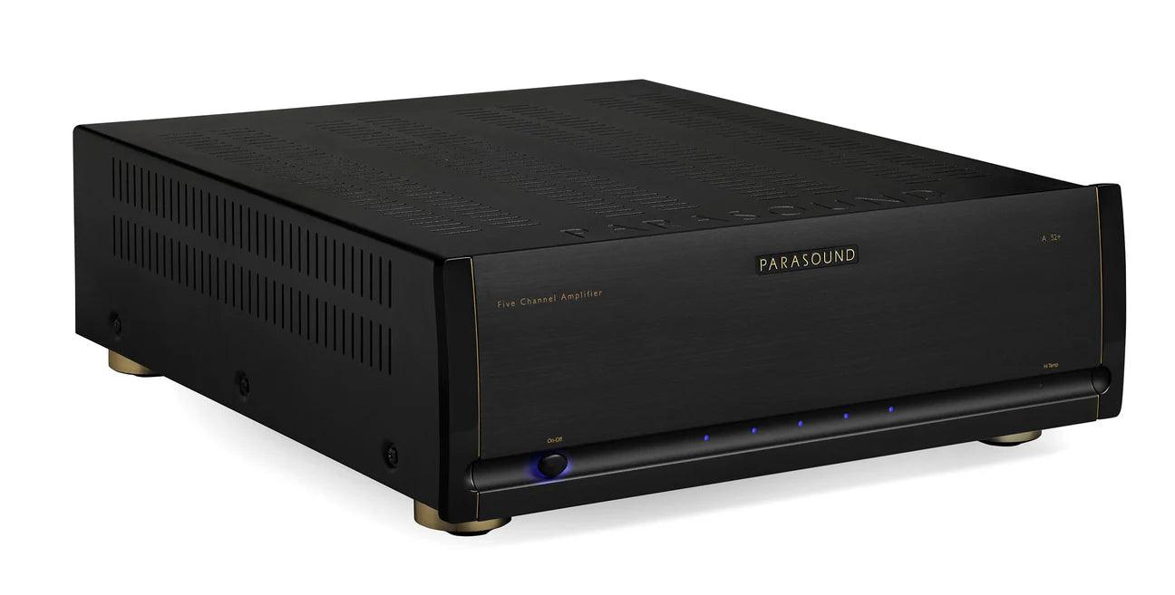 Parasound Halo A52+ 5-Channel Power Amplifier - High-Performance Home Theater & Audio System for Movies, Music & Gaming