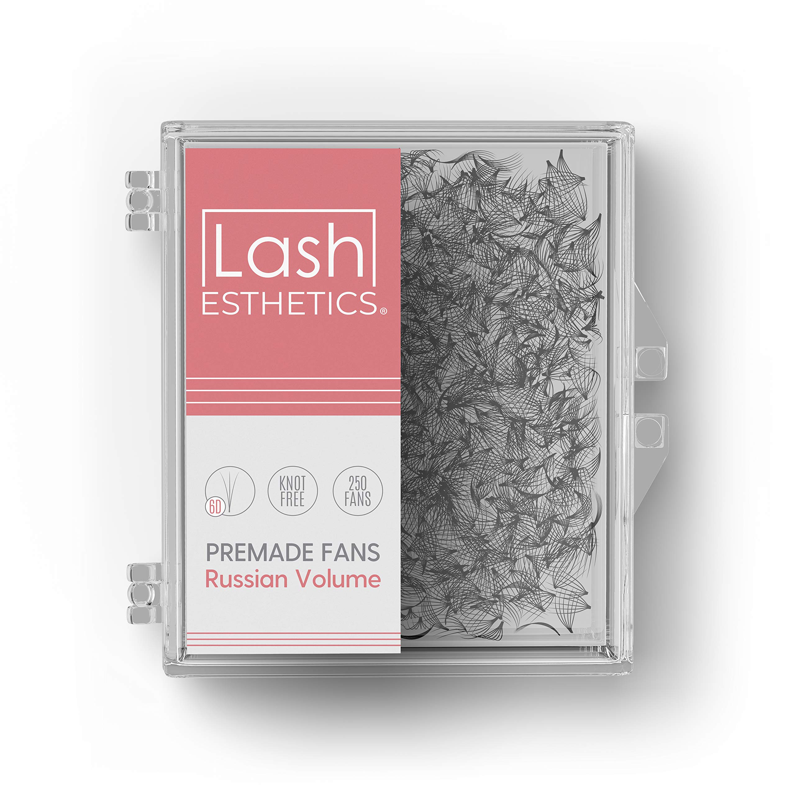 Lash Esthetics® D Curl Premium Premade Volume 3D-10D Eyelash Extensions | Semi Permanent Russian Volume Lashes for Dramatic Look | Perfect for Bridal, Party & Special Occasions
