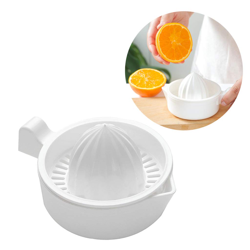 Double Layer Manual Citrus Juicer for Orange Lemon Lime - Hand Press Fruit Squeezer for Fresh Juice, Cocktails & Cooking - Durable Kitchen Tool for Home, Bar & Restaurant Use