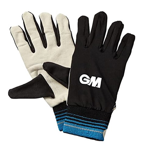 Premium GM Chamois Padded Adult Cricket Wicket Keeping Gloves - Comfortable & Durable Wicket-Keeper Inner Gloves for Cricket Matches & Practice Sessions
