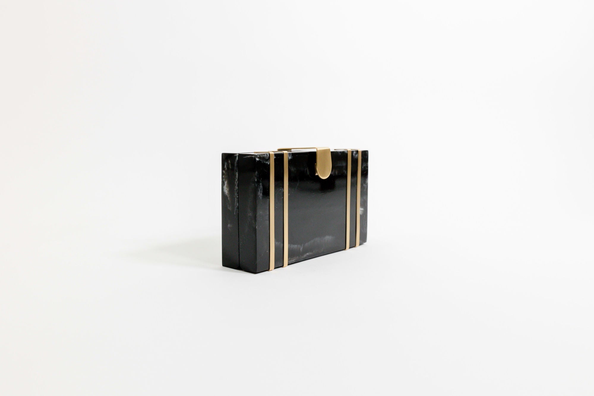 Luxury Onyx Clutch Purse for Women - Elegant Evening Bag for Parties, Weddings & Special Occasions