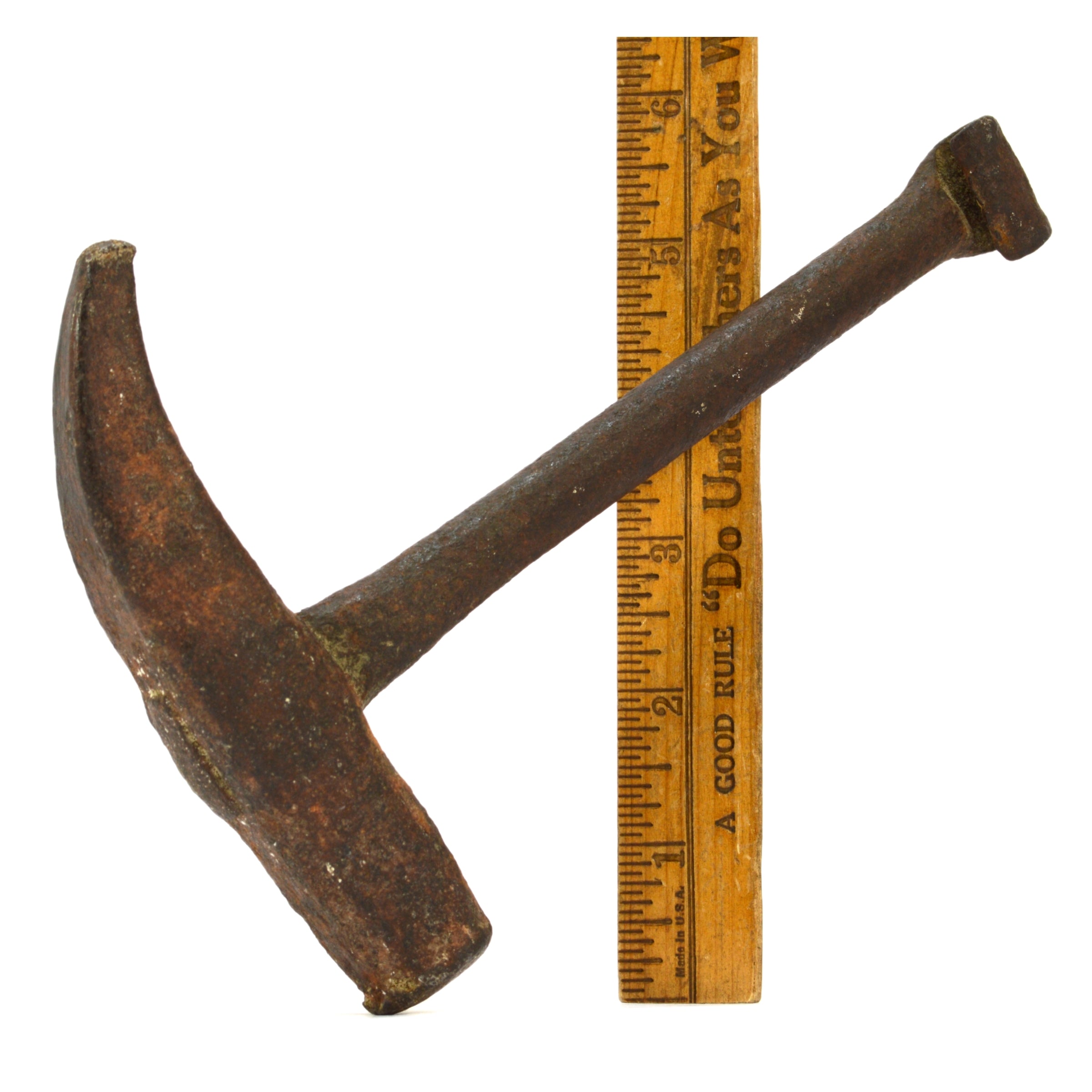 Vintage Blacksmith Forged Iron Snowball Hammer - Heavy Duty Snow Knocker Tool for Horses & Farms - Perfect for Winter Stables, Barns & Rural Properties