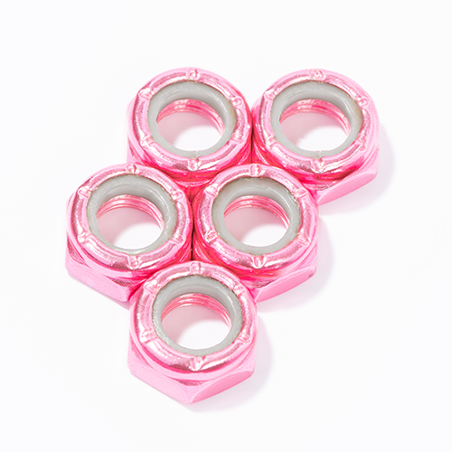 Defiant Upgrades Skateboard Axle Nuts - 5 Pack | High-Quality Replacement Hardware for Skateboards & Longboards | Perfect for Street, Park & Ramp Riding