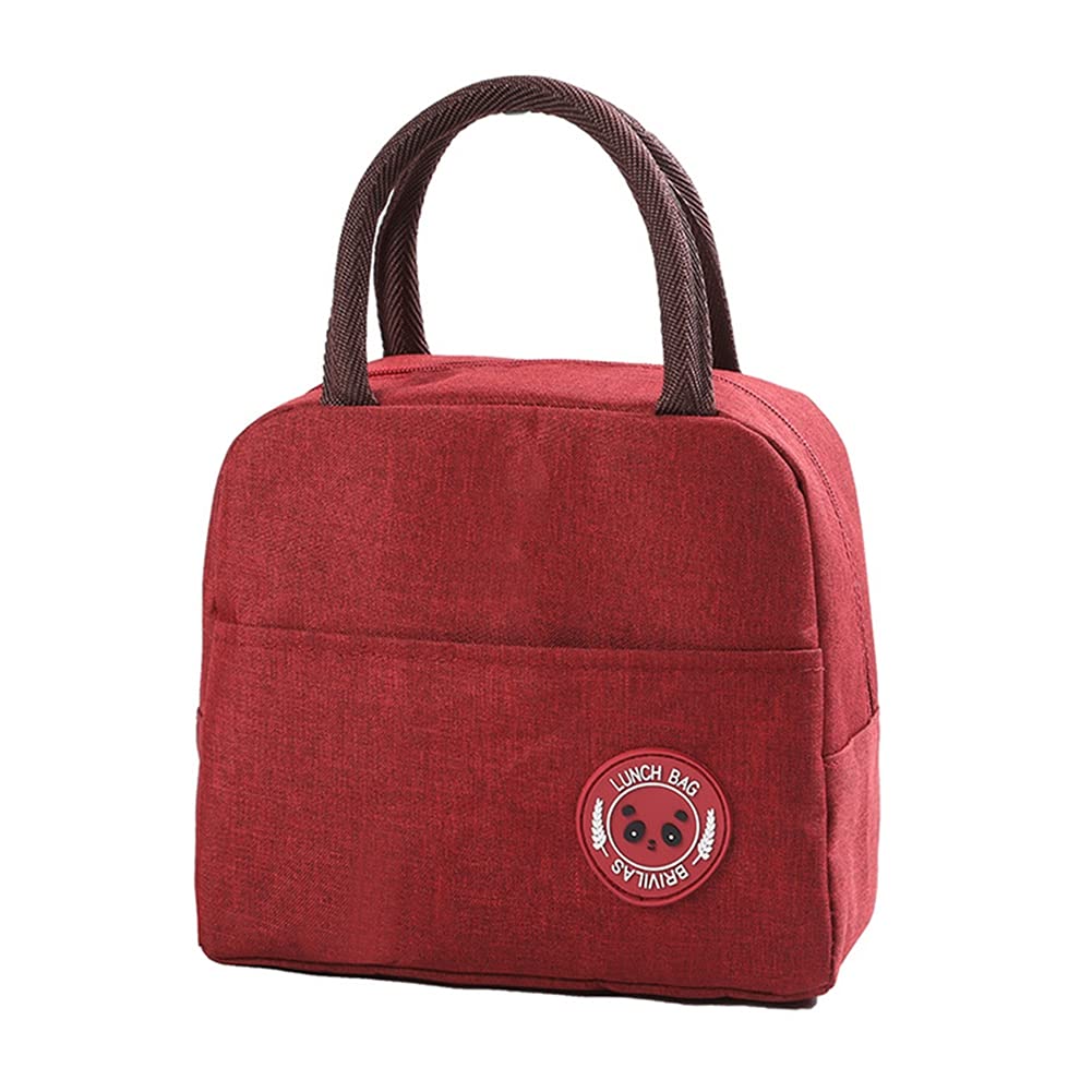 U-BUYHOUSE Insulated Lunch Bag for Women & Men - Leakproof, Reusable, Waterproof Lunch Box with Stripe Design - Perfect for Picnic, Travel, School & Office Lunch Storage